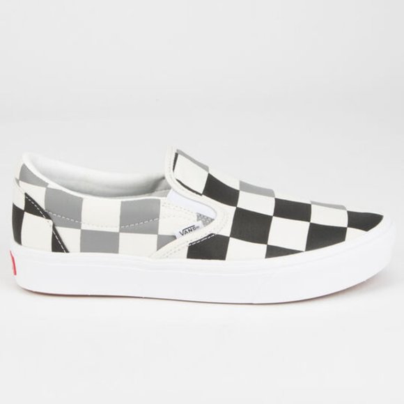 #49❤️ VANS ComfyCush Big Checker Slip-On Shoes - Picture 1 of 14